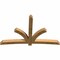 Ekena Millwork Davenport Rough Sawn Timber Gable Bracket, Western Red Cedar, 108"W x 68"H x 6"D x 6"F, 15/12 Pitch GBW108X68X0606DAV00RWR - alternate 2